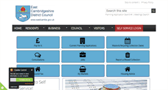 Desktop Screenshot of eastcambs.gov.uk